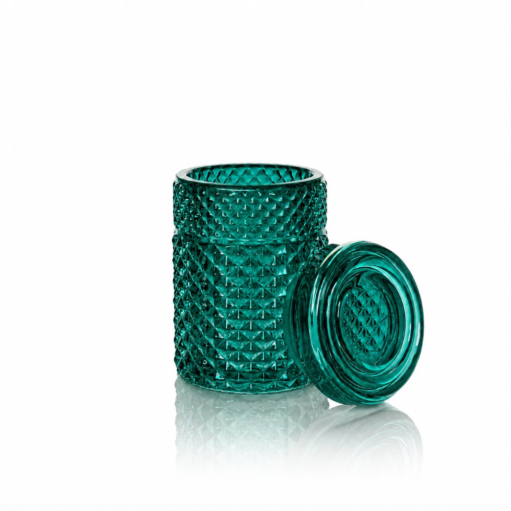 Twenties Collection Jar, Teal